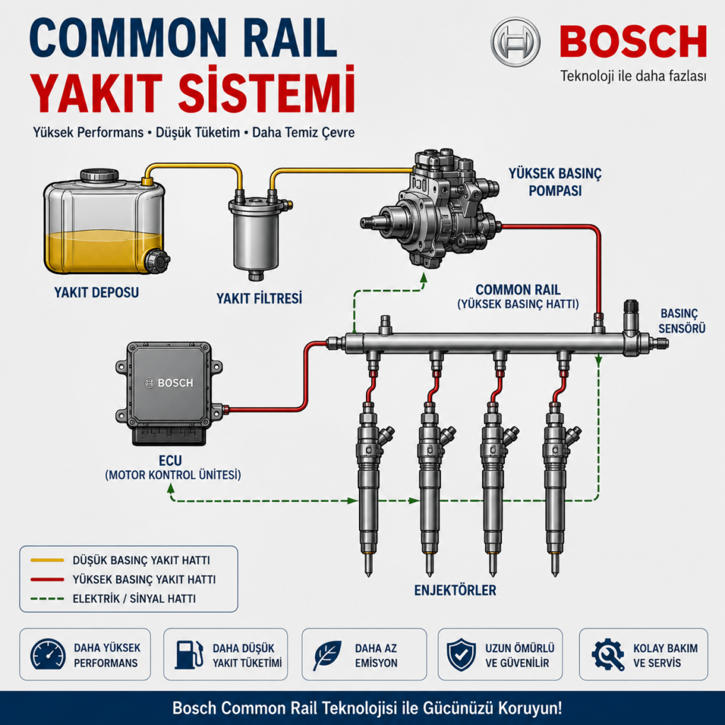 Common Rail Yakıt Sistemi Nedir?
