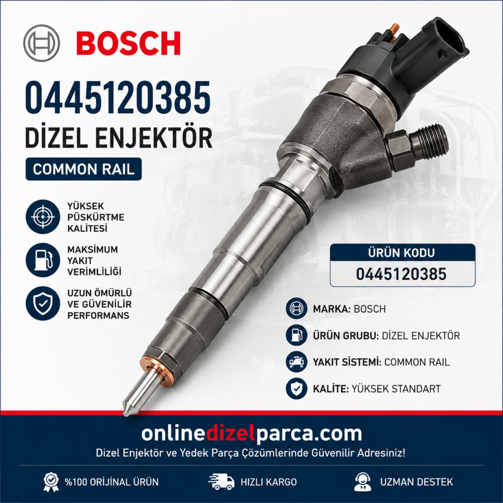 Bosch 0445120385 Enjektör | Mercedes Actros OM471